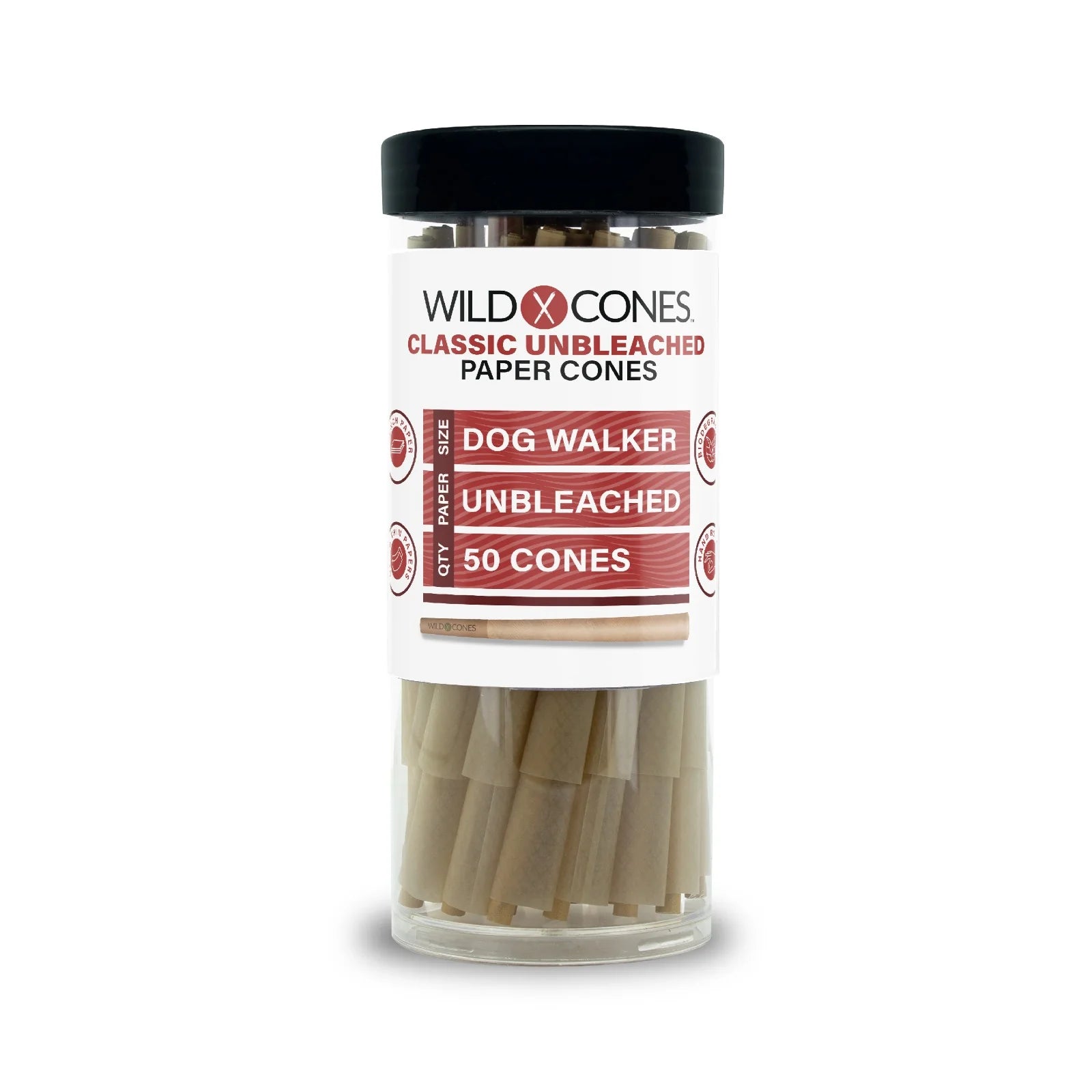 WILD HEMP UNBLEACHED CONES X50 DOG WALKER