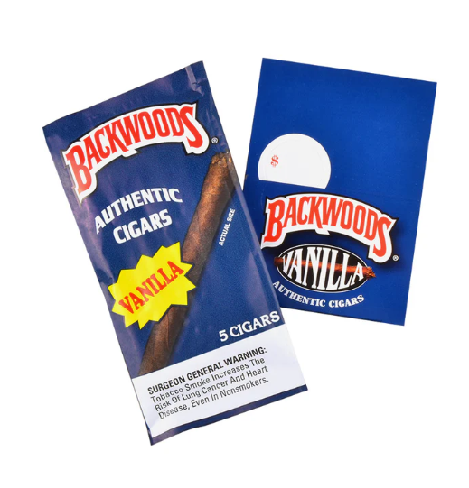 Backwoods vainilla paquete x 5