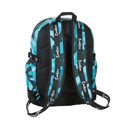 COOKIES OFF THE GRID SMELL PROOF SMOOTH NYLON BACKPACK MINT CAMO