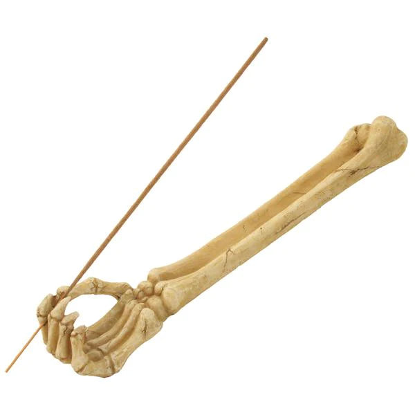 Quemador con diseño de esqueleto para palos.