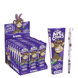 Conos G-Rollz Ape Bored Grape Pop — paquete de 3. Venta individual; imagen de referencia del proveedor.