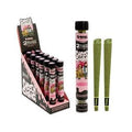 Conos G-Rollz Cheech & Chong Strawberry Cheesecake con terpenos — paquete de 2. Venta individual; imagen de referencia del proveedor.