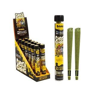 Conos G-Rollz Cheech & Chong Dutch Blend con terpenos — paquete de 2. Venta individual; imagen de referencia del proveedor.