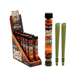 Conos G-Rollz Cheech & Chong Green Punch con terpenos — paquete de 2. Venta individual; imagen de referencia del proveedor.
