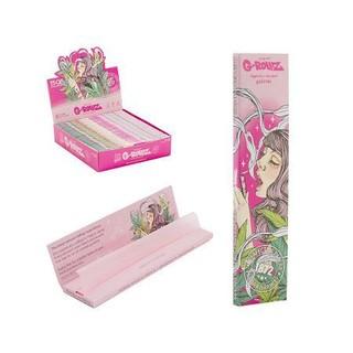 Papeles G-Rollz Colossal Dream rosa King Size Slim — 50 papeles. Venta individual; imagen de referencia del proveedor.
