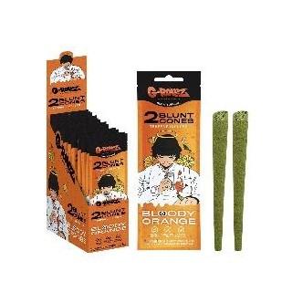 Conos G-Rollz Bloody Orange con terpenos — paquete de 2. Venta individual; imagen de referencia del proveedor.