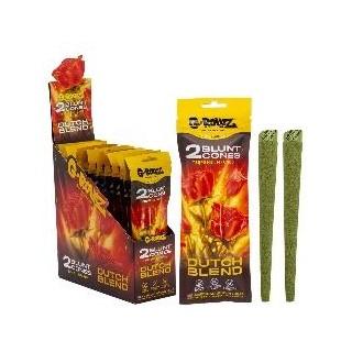 Conos de cáñamo G-Rollz Dutch Blend con terpenos — paquete de 2. Venta individual; imagen de referencia del proveedor.