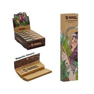 Papeles G-Rollz Collector Colossal Dream sin blanquear King Size Slim — 50 papeles + boquillas. Venta individual; imagen de referencia del proveedor.