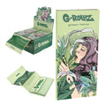 Papeles G-Rollz Collector Colossal Dream cáñamo orgánico King Size Slim — 50 papeles + boquillas y bandeja. Venta individual; imagen de referencia del proveedor.