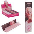 Papeles G-Rollz Fabulous Face rosa King Size Slim — 50 papeles. Venta individual; imagen de referencia del proveedor.