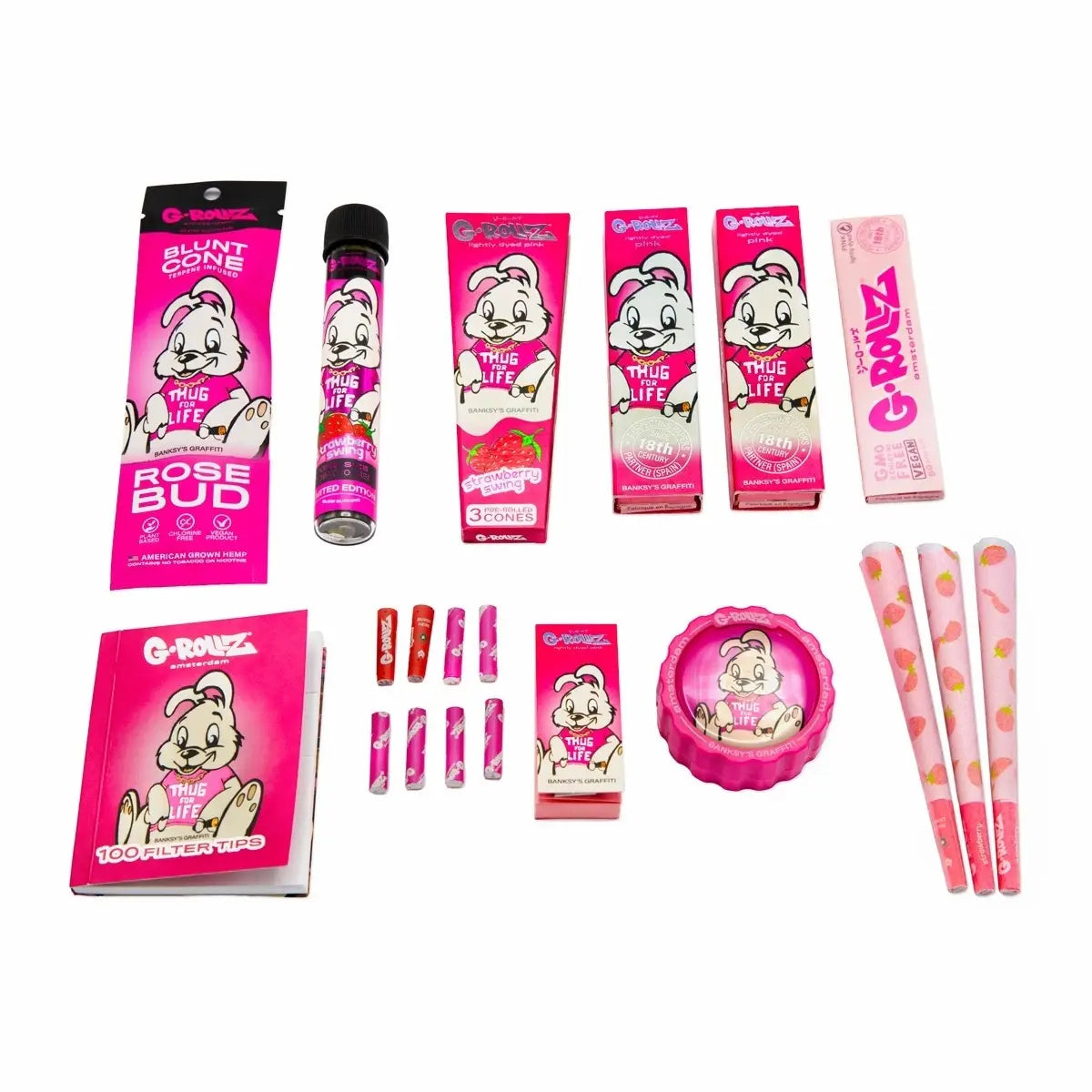 Caja de regalo G-Rollz Thug for Life rosa — S