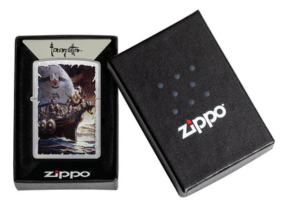 Zippo Guerreros Marinos Gris