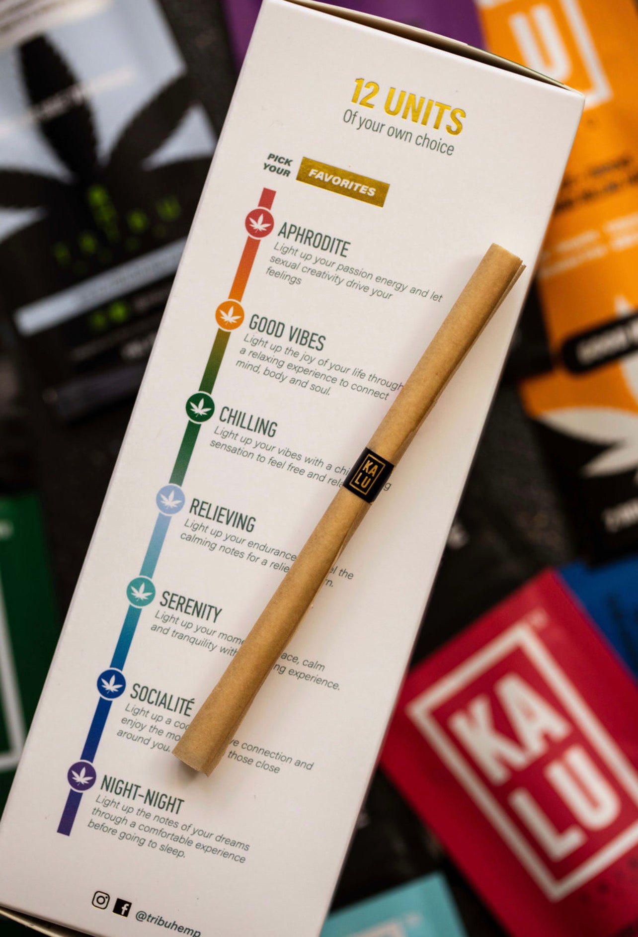 Tribu Hemp KALU CBD Isolate + Terpenes - Papel de liar premium