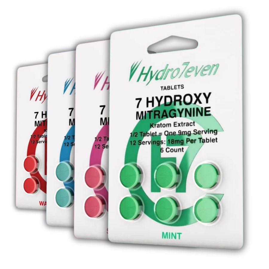 HYDRO7EVEN MITRAGYNINE Kratom Tabletas x6