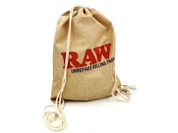 RAW DRAWSTRING BAG