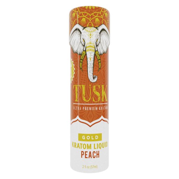 Tusk Peach Gold Kratom Shot 150mg 57mL