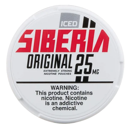 Pouches Siberia Mint Regular 25MG