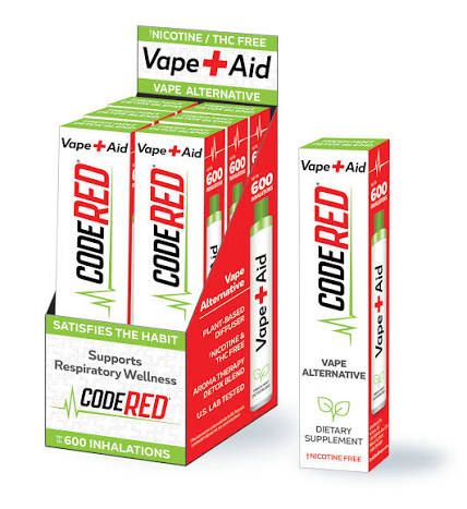 Vape+Aid Code Red – Inhalador Herbal Sin Nicotina