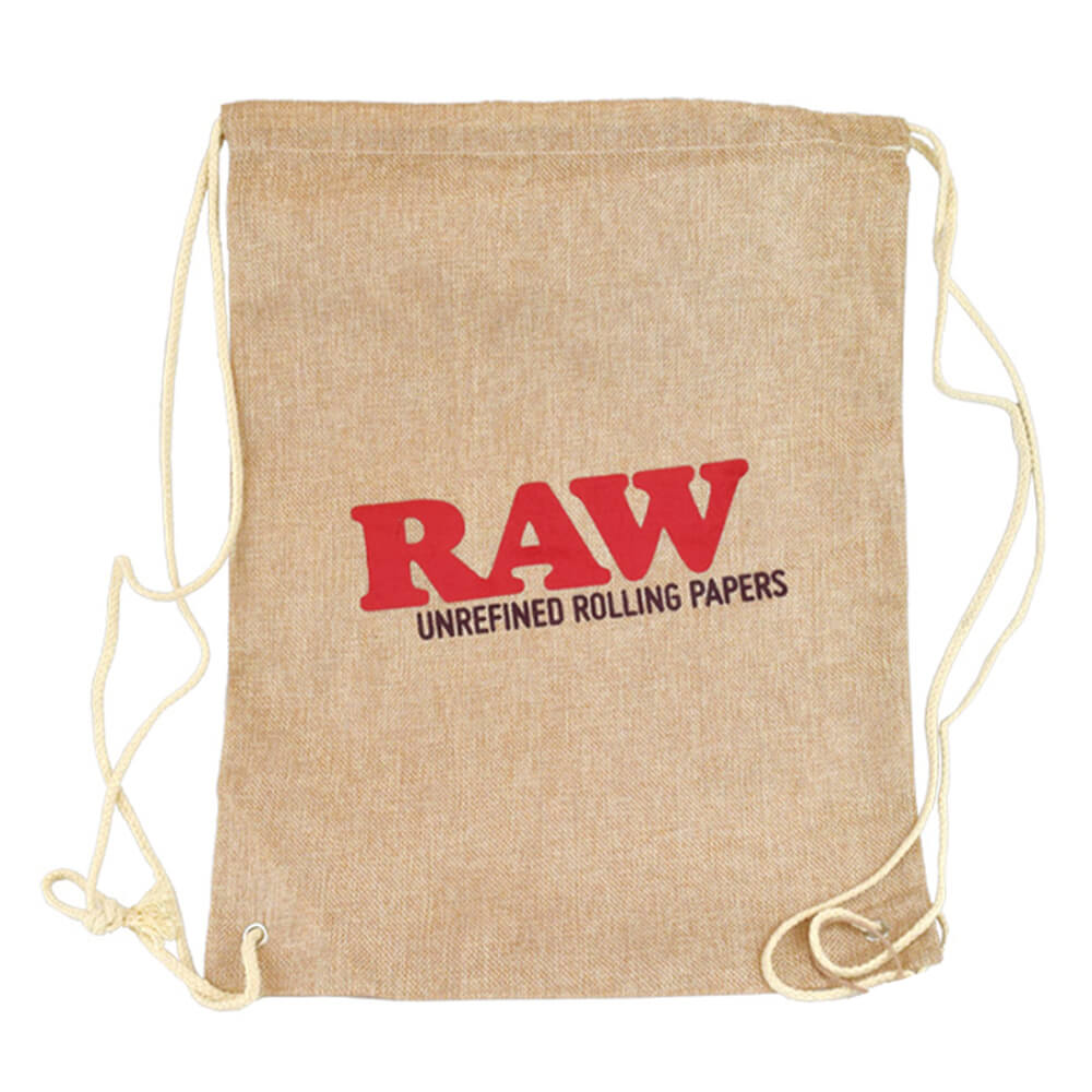 RAW DRAWSTRING BAG