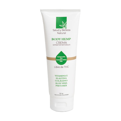 BODY HEMP CREMA 120 GRS