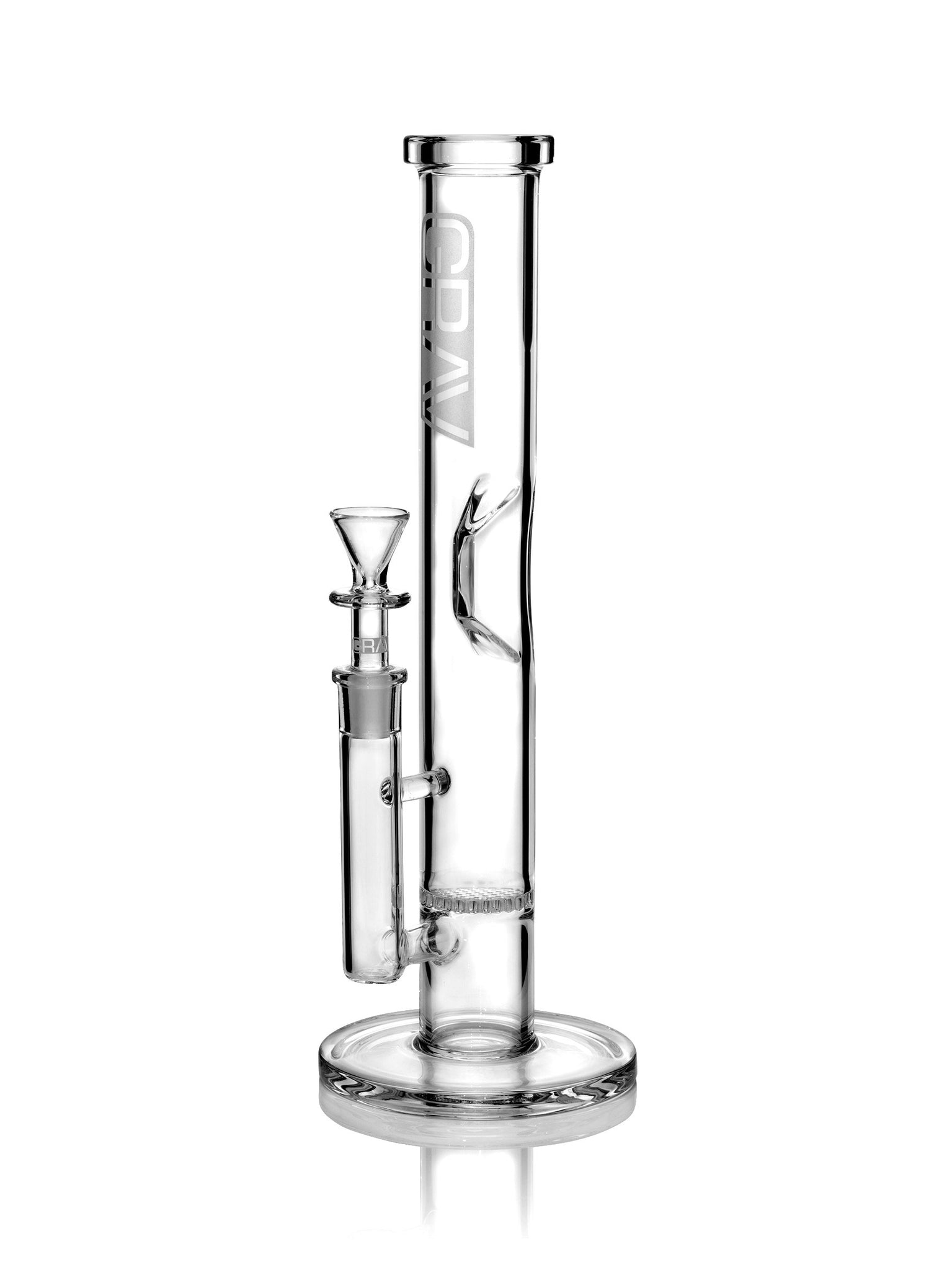 Bong Straigh tube Grav 30 cm