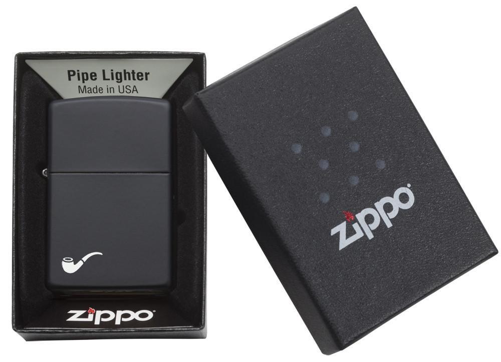 218PL Zippo Black matte Pipe