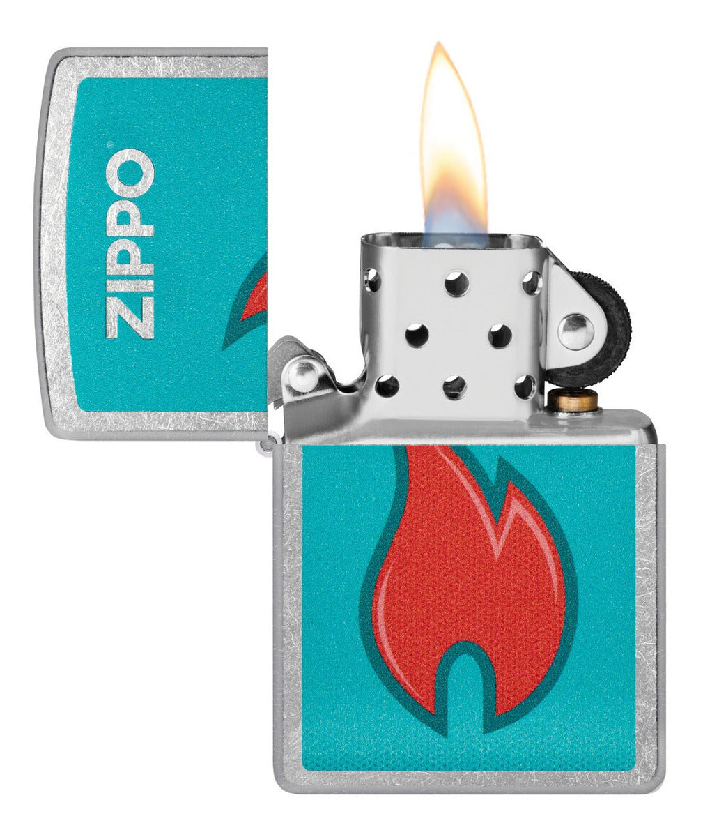 Zippo Llama Rojo Cod 48495