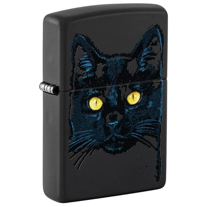 Zippo Gato Negro Mate Cod 48491