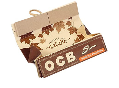 OCB Slim Roll Kit Virgin Paper