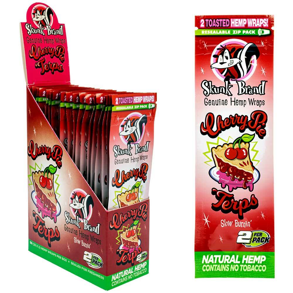 Skunk Brand Genuine Hemp Wraps x2
