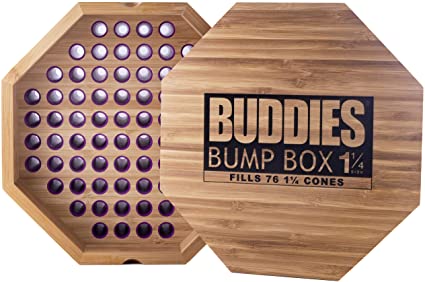 Buddies - Relleno de caja de golpes para conos de tamaño 1 1/4 - Rellena 76 conos simultáneamente