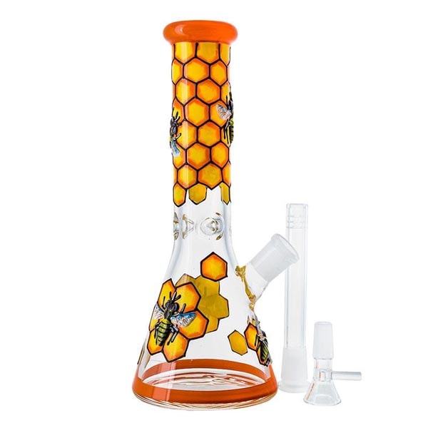 Bong Diseño Abejas 13.5″
