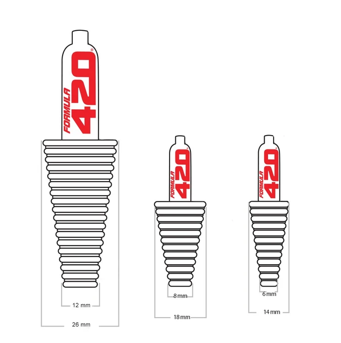 TAPONES DE LIMPIEZA FORMULA 420 - JUEGO DE 3