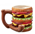 Taza Pipa de hamburguesa con queso