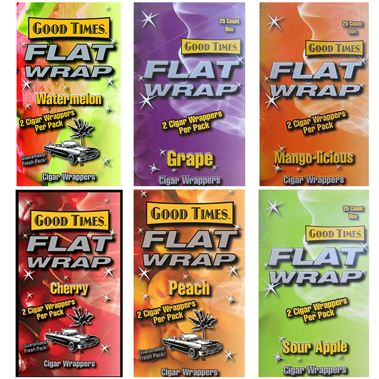 Flat Wraps x2