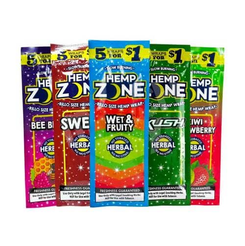 Hemp Zone Wraps x5