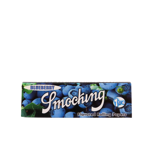 SMOKING FLAVORED ROLLING PAPERS BLUEBERRY X50