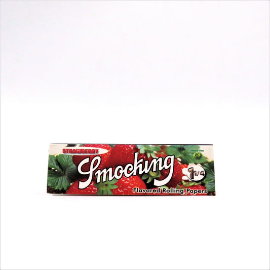 SMOKING FLAVORED ROLLING PAPERS STRAWBERRY X50