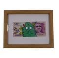 Billete enmarcado Engomece