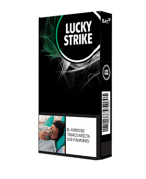 Cigarrillo Lucky Strike Gin cajetilla 10 und