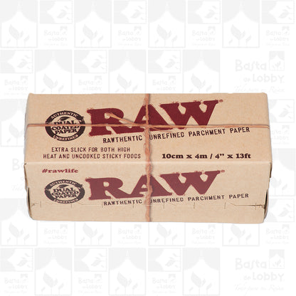 PAPEL RAW REFINADO 10CM X 4M / 4" X 13FT