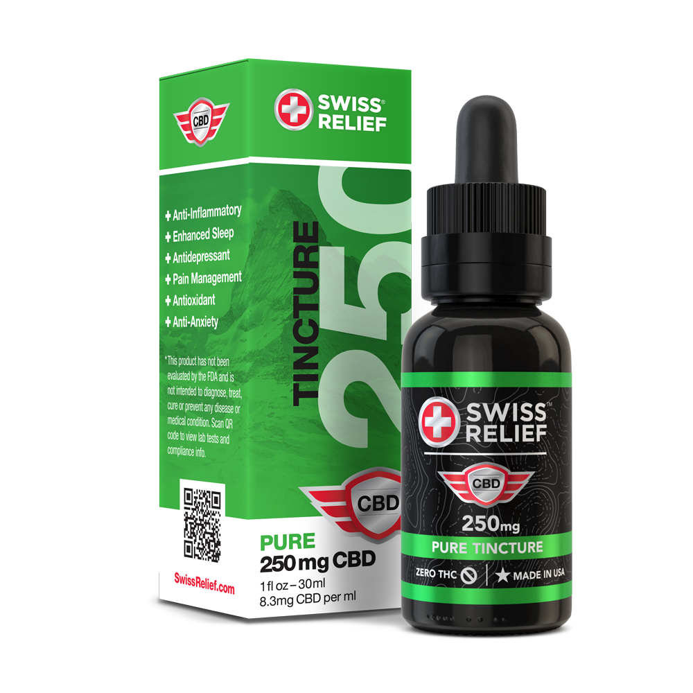 Swiss Relief Pure - Tintura CBD