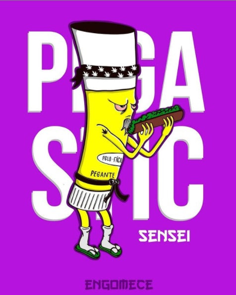 Ilustración Engomece Sensei del pegue