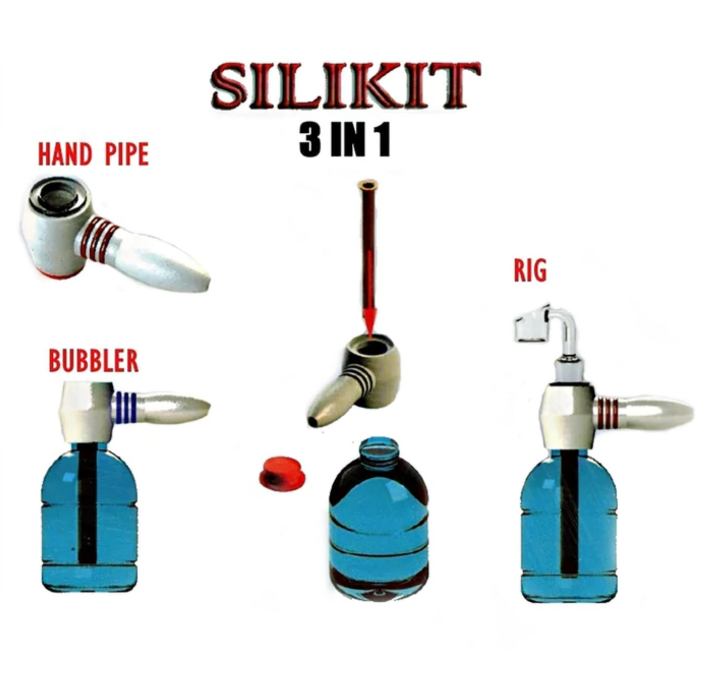 SiliKit Kit de viajeros 3 en 1