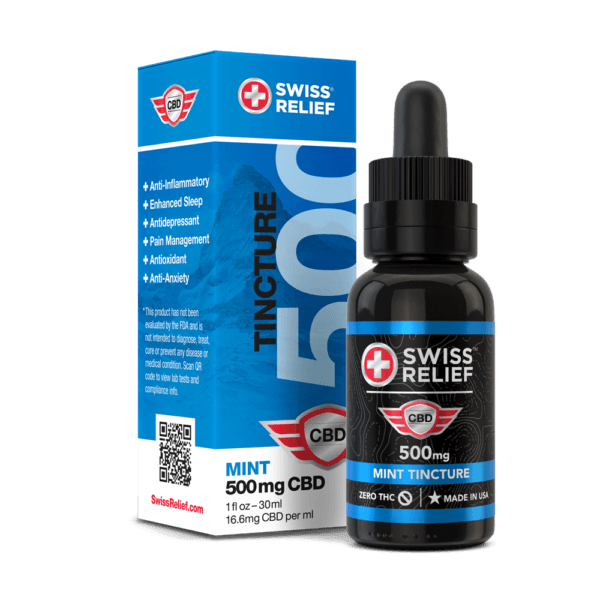 Swiss Relief Menta - Tintura CBD