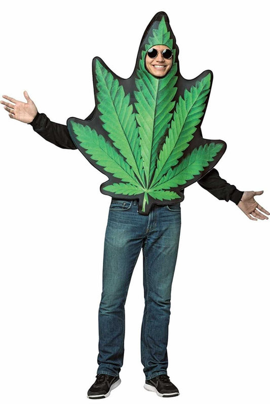 Disfraz hoja cannabis
