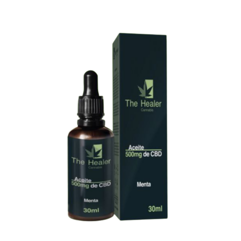The Healer CBD Oil 500mg sabor menta