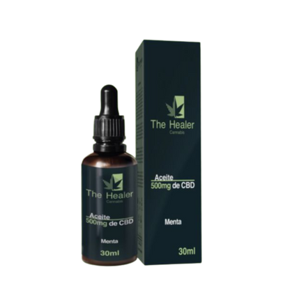 The Healer CBD Oil 500mg sabor menta