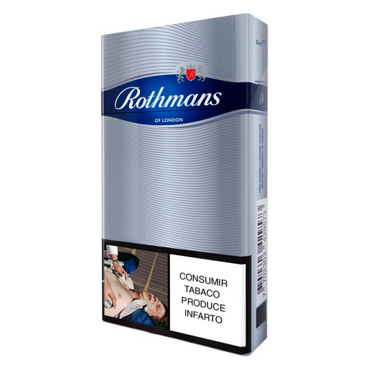 Cigarrillo Rothmans gris