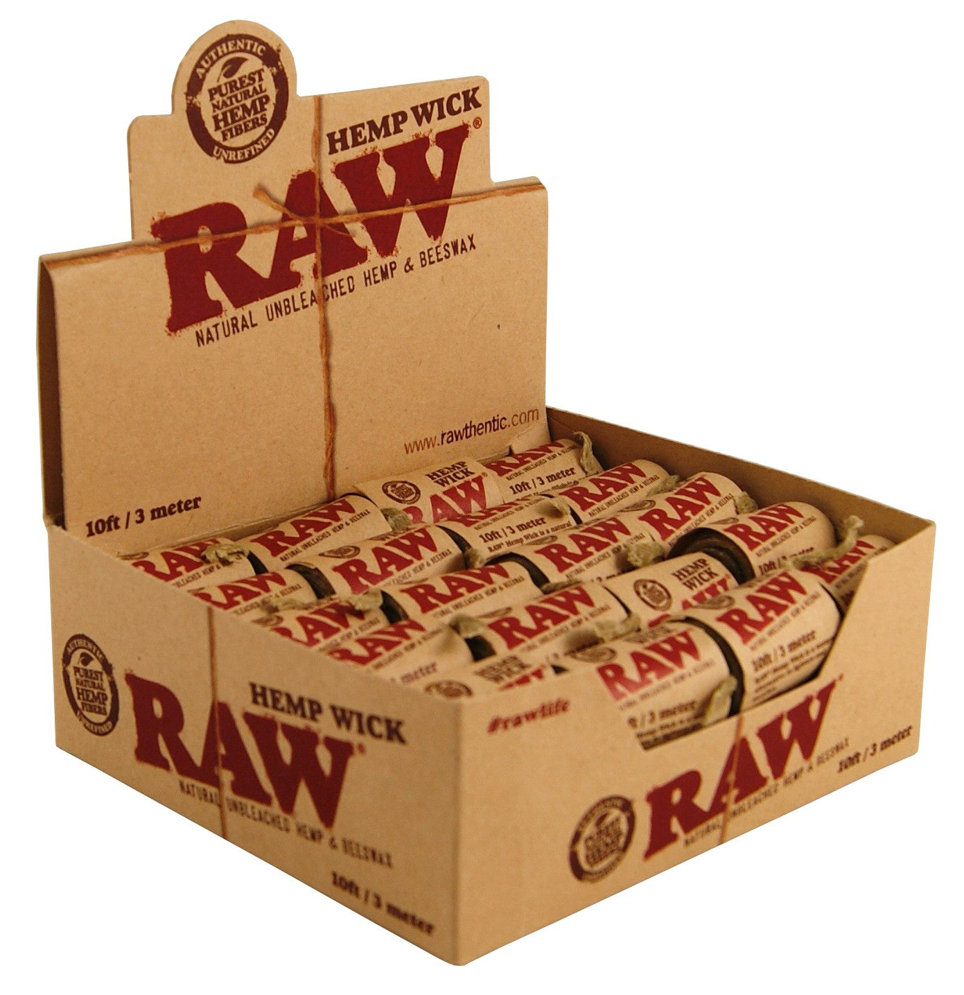 RAW CUERDA DE CAÑAMO ROLLO (3 metros)